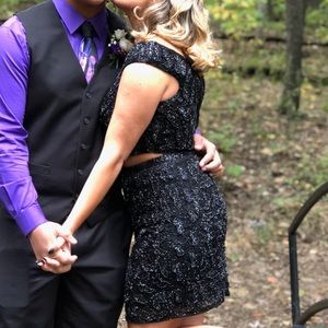 2 piece homecoming dress